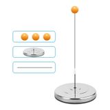  Trainer bàn đơn Đàn hồi Trục linh hoạt Thiết bị đào tạo bóng cố định, Đặc điểm kỹ thuật: Thép không gỉ không có vợt 