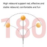  Trainer bóng bàn đơn Đàn hồi Trục linh hoạt Thiết bị đào tạo bóng cố định, Đặc điểm kỹ thuật: Màu xanh không có vợt 