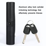  West Biking Extra lớn Xe đạp hình chữ U Khóa chống trộm (Đen) 