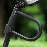 West Biking Extra lớn Xe đạp hình chữ U Khóa chống trộm (Đen) 
