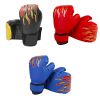  1 đôi Găng tay đấm bốc trẻ em Fitness Fighting Boxing Găng tay, Kích thước: Trẻ em Ngọn lửa nhỏ (Xanh dương) 