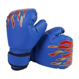  1 đôi Găng tay đấm bốc trẻ em Fitness Fighting Boxing Găng tay, Kích thước: Trẻ em Ngọn lửa nhỏ (Xanh dương) 