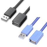  3 CÁI Jasoz USB Nam sang nữ Cáp dữ liệu mở rộng lõi đồng miễn phí oxy, Màu sắc: Xanh đậm 1,5m 