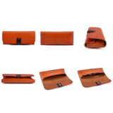  K064 Hộp đựng kính da rám nắng đa năng (màu xanh quân đội) 