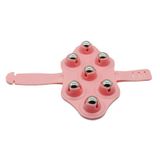 3 chiếc Seven-Ball Massager Đa chức năng Năm phần tử Meridian Brush Hạch nạo vét bạch huyết Máy mát xa bóng, Hình dạng: Màu hồng thông thường 