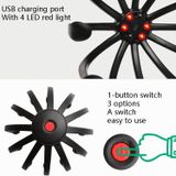  YK-1806 Đầu máy mát xa điện Octopus sạc massage (trắng) 