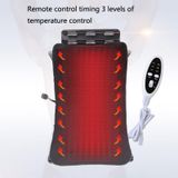  Đai sưởi điện thắt lưng thắt lưng massager eo bốn mùa sưởi lưng strac chùm tựa lưng mô hình thông thường (màu đen) 