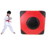  Da giả hai màu Da vuông Đào tạo đấm bốc Tắm mục tiêu, Đặc điểm kỹ thuật: 40x40x10 (Dán ma thuật) (Đỏ Đen) 