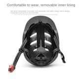 Quảng cáo 12H19 Mùa hè Cool Motorcycle Cưỡi mũ bảo hiểm mũ bảo hiểm ngoài trời Mũ bảo hiểm ngoài trời với đèn đuôi, kích thước: mã (màu xanh đầy màu sắc) 