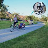  2 chiếc Baby Pet Debris Xe đạp Phụ kiện Trailer Đầu lực kéo, Phong cách: Không khóa 