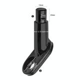  2 chiếc Baby Pet Debris Xe đạp Phụ kiện Trailer Traction Head, Style: Với Khóa 