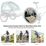  2 chiếc Baby Pet Debris Xe đạp Phụ kiện Trailer Traction Head, Style: Với Khóa 