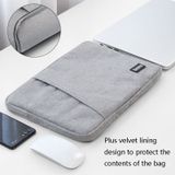  Bauna laptop liner túi bảo vệ, kích thước: 13 inch (màu hồng nhẹ) 