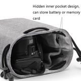  Benna không thấm nước máy ảnh DSLR ống kính ống kính bảo vệ túi túi, màu: tròn nhỏ (màu xám) 