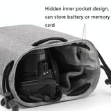 Benna chống nước DSLR máy ảnh ống kính ống kính bảo vệ túi túi, màu: vuông nhỏ (màu xám) 
