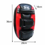  Quansheng TQB-04 Taekwondo chân chuyên nghiệp Mục tiêu đấm bốc Sanda PU dày (cạnh trắng WB) 