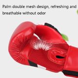  Găng tay đấm bốc thể hình LIHUANG S1 Găng tay tập luyện Sanda dành cho người lớn, Kích thước: 10oz (Đen) 