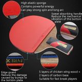  Mẹo cánh gà 5 lớp HUESON HS-LX SIX SIX + 2 lớp carbon đôi Bóng bàn liên tục vợt đơn (bút giữ vợt) 