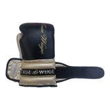  Găng tay đấm bốc Sanda Fighting Fighting Half Finger Găng tay (Vàng đen) 