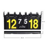  Chi nhánh bóng rổ CIMA có thể được quay trở lại Basketball Scorer Bốn chữ số Tennis Tennis Poeser (38 x 21 x 3,5cm) 