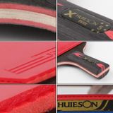  HUESEON HS-CPPX5 Five Stars Carbon Sợi kép Đảo ngược Bộ đồ tập luyện bóng bàn, Đặc điểm kỹ thuật: Kẹp lắc tay + Bút Giữ vợt 