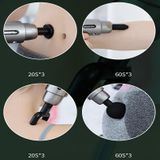  Fascia Massage Mini Điện cơ Massage Thể dục di động Cơ bắp Thư giãn Massage LCD (Đêm tối Đen) 