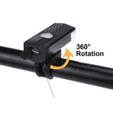  Đèn pha xe đạp có thể sạc lại USB chống nước Bộ đèn hậu cho xe đạp (Đèn pha + Đèn hậu) 