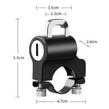  2 chiếc khóa mũ bảo hiểm xe điện chống trộm cố định đa chức năng khóa xe đạp xử lý mũ bảo hiểm cố định khóa chống trộm khóa mũ bảo hiểm + dây nhắc nhở 