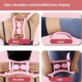  Mở vai Vẻ đẹp Quay lại Yoga Ring Pilates Nhẫn Leg Eo Cổ Massage (Hồng) 