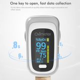  Finger Pulse Oimumeter Finger Pulse Blood Oxygen Saturation Monitor, Màu sắc: 130R Bạc Trắng (Hướng dẫn sử dụng tiếng Anh) 