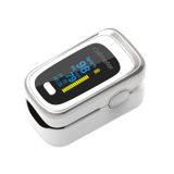  Finger Pulse Oimumeter Finger Pulse Blood Oxygen Saturation Monitor, Màu sắc: 130R Bạc Trắng (Hướng dẫn sử dụng tiếng Anh) 