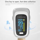  Finger Pulse Oimumeter Finger Pulse Blood Oxygen Saturation Monitor, Màu sắc: Vàng trắng 131R (Hướng dẫn sử dụng tiếng Anh) 