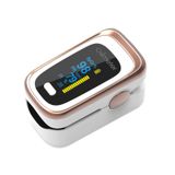  Finger Pulse Oimumeter Finger Pulse Blood Oxygen Saturation Monitor, Màu sắc: Vàng trắng 131R (Hướng dẫn sử dụng tiếng Anh) 