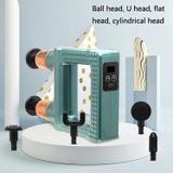  SS-2021 LCD điện hai đầu Thiết bị Fascia Thiết bị tập thể dục Máy mát xa cơ bắp (Trắng) 