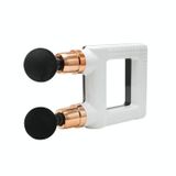  SS-2021 LCD điện hai đầu Thiết bị Fascia Thiết bị tập thể dục Máy mát xa cơ bắp (Trắng) 
