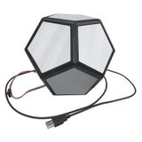  Cool Infinite Dodecahedron Đêm đầy màu sắc Ánh sáng nghệ thuật trang trí, Kích thước: 20x20x20cm 