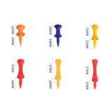  60 chiếc PGM QT012 Golf Ribbon Kim Golf Bóng Tee, Giao hàng màu sắc ngẫu nhiên, Đặc điểm kỹ thuật: 68mm 