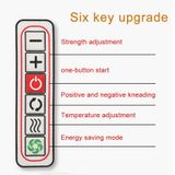  6 phím nhào massage Khăn choàng cổ tử cung, Đặc điểm kỹ thuật: US Plug (Đen) 