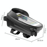  BG-0823 Xe đạp leo núi vỏ cứng túi chống địa chấn túi xe đạp (màu đen) 