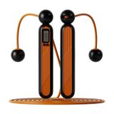  H8015 Đếm dây thừng Skipping Sports Dây thép thông minh Bỏ qua Dây đeo cho phụ nữ, Đặc điểm kỹ thuật: Sử dụng kép (màu cam) 