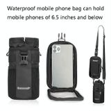  Rhinowalk RK9105 Tay lái xe đạp Túi đựng nước Túi điện thoại (Đen) 