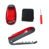  3 chiếc Đêm đi xe đạp ngoài trời Chạy ấm Ánh sáng Xe đạp Tail Ánh sáng, Màu sắc: 3 LED Đỏ 