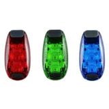  3 chiếc Đêm đi xe đạp ngoài trời Chạy ấm nhẹ Xe đạp đuôi, Màu sắc: 3 LED màu xanh 