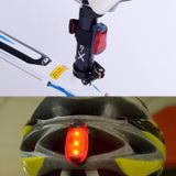  3 chiếc Đêm đi xe đạp ngoài trời Chạy ấm nhẹ Xe đạp đuôi, Màu sắc: 3 LED màu xanh 