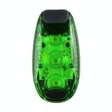  3 chiếc Đêm đi xe đạp ngoài trời Chạy ấm ánh sáng Xe đạp Đèn đuôi, Màu sắc: 5 LED xanh 
