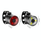  Đèn hậu LED hợp kim nhôm 2 chiếc AS-08 200LM (màu đỏ) 