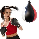  Bóng tốc độ đấm bốc hình quả lê (Đỏ Đỏ Trắng) 