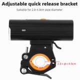  Xe đạp BG-1815 Xe đạp nhôm hợp kim Đèn phía trước Đêm đi xe Đèn pin nhẹ (Đen) 