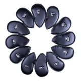  Vỏ mũ Golf 12 trong 1 (Kết cấu Litchi đen) 