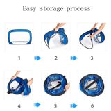  Ngoài trời đơn giản di chuyển gấp mục tiêu bóng đá nhỏ cho trẻ em (Webbing) 